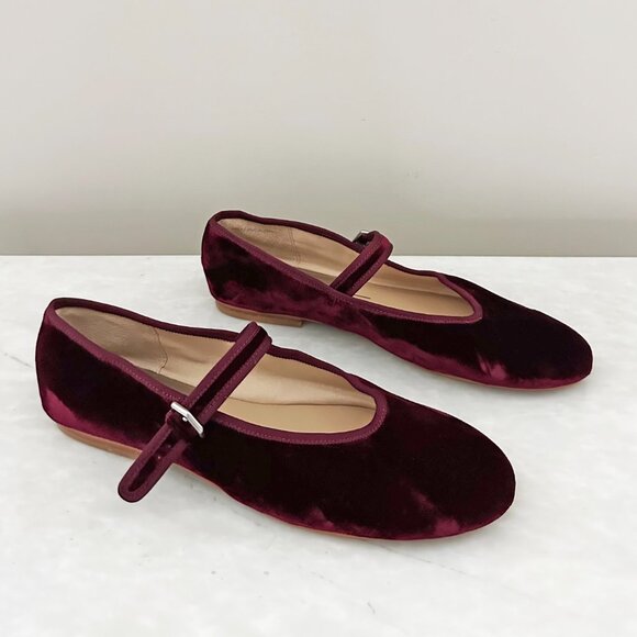 NWOT Dolce Vita Roslyn Velvet Ballet Flats - Picture 12 of 14